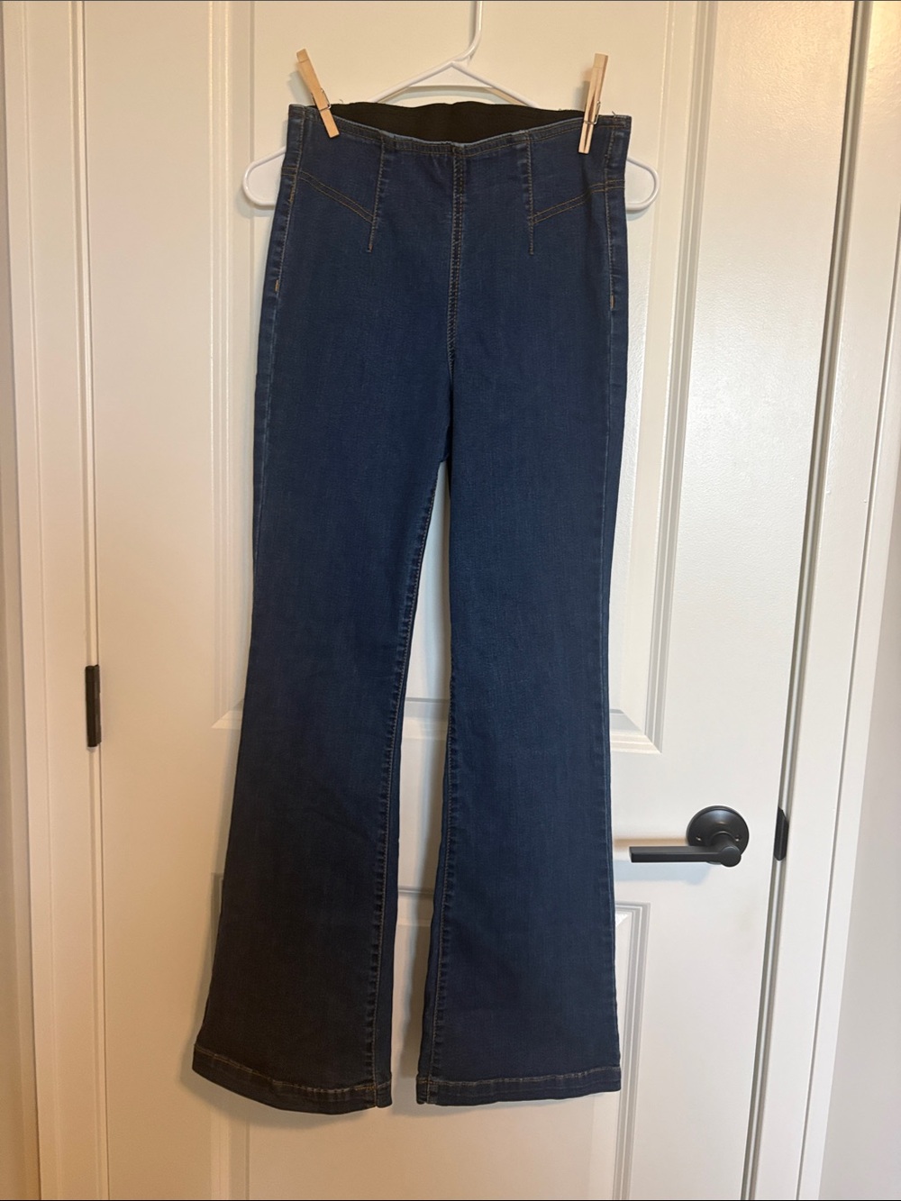 Knox Rose Indigo Flare-Leg Jeans